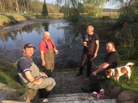 Angler am Teich
