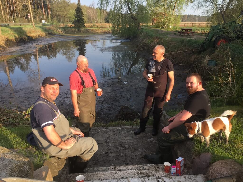 Angler am Teich
